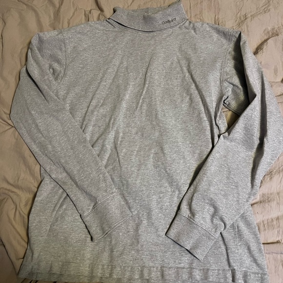Pull Col Roulé Lauren En Coton Gris - Taille S - Occasion Très Bon état